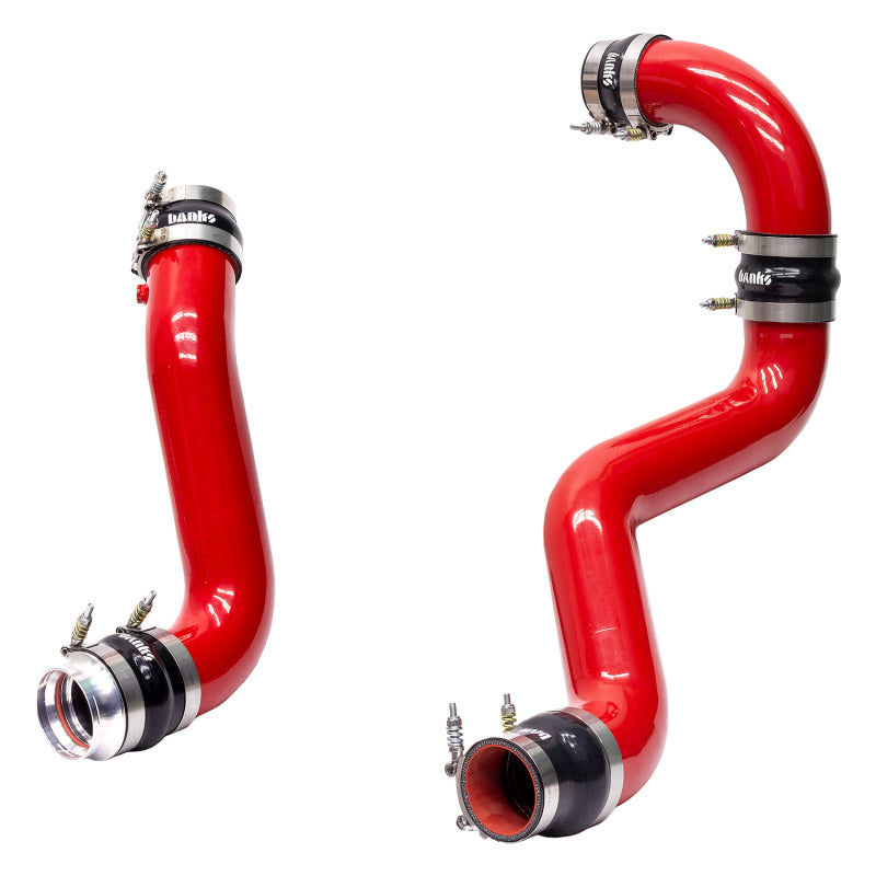 Banks Power 17-19 Chevy/GMC 2500HD/3500HD Diesel 6.6L Boost Tube Upgrade Kit - Red Intercooler Ducting Banks Power
