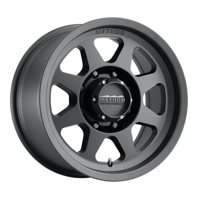 Method MR701 17x8.5 0mm Offset 8x6.5 130.81mm CB Matte Black Wheel Wheels - Cast Method Wheels