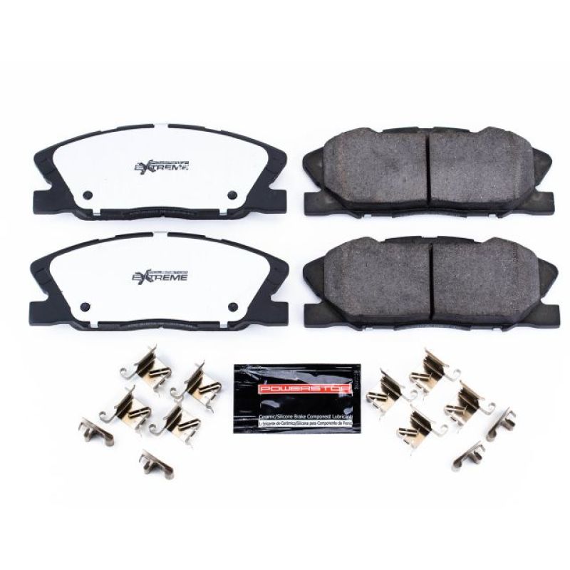 Power Stop 2018 Dodge Challenger Front Z26 Extreme Street Brake Pads w/Hardware Brake Pads - Performance PowerStop
