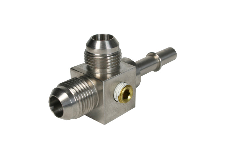 Aeromotive 3/8 Male Quick Connect Tee Fitting Fittings Aeromotive