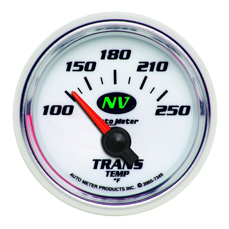 Autometer NV 2 1/16in 100-250 Deg F Digital Transmission Temp Gauge Gauges AutoMeter