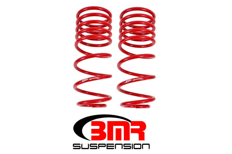 BMR 82-02 3rd Gen X-Body Rear Handling Version Lowering Springs - Red Lowering Springs BMR Suspension