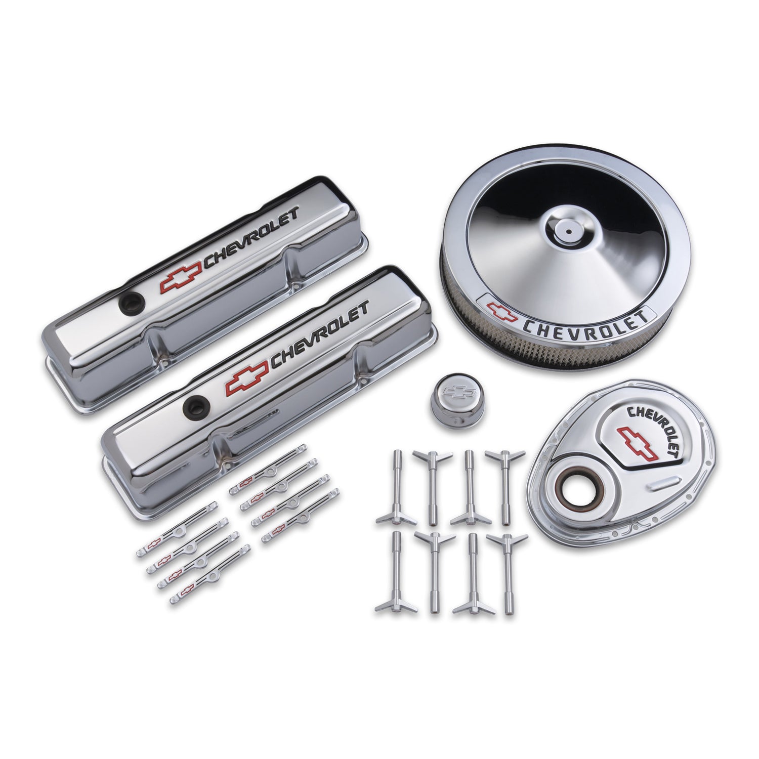 SBC Street Chrome Dress Up Kit Engine Dress Up Kit Proform