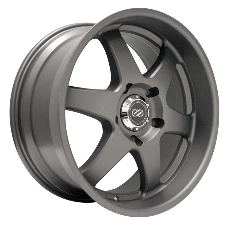 Enkei ST6 18x8.5 20mm Offset 6x139.7 Bolt Pattern 108.5 Bore Dia Matte Gunmetal Machined Wheel Wheels - Cast Enkei