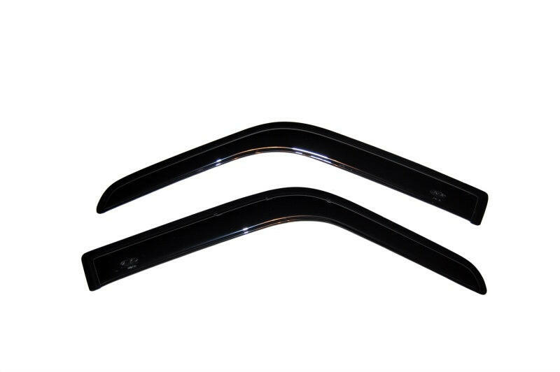 AVS 87-96 Dodge Dakota Ventvisor Outside Mount Window Deflectors 2pc - Smoke Wind Deflectors AVS