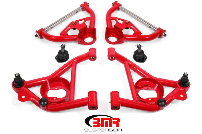 BMR 78-87 G-Body Upper And Lower A-Arm Kit - Red Control Arms BMR Suspension