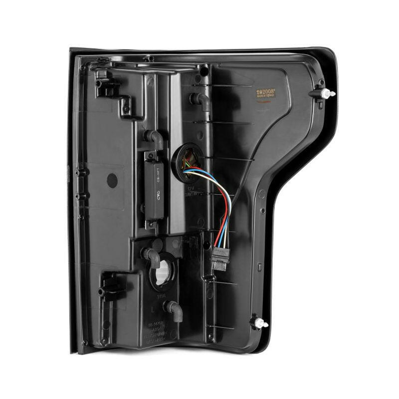 AlphaRex 15-17 Ford F-150 (Excl Models w/Blind Spot Sensor) PRO-Series LED Tail Lights Jet Black Tail Lights AlphaRex