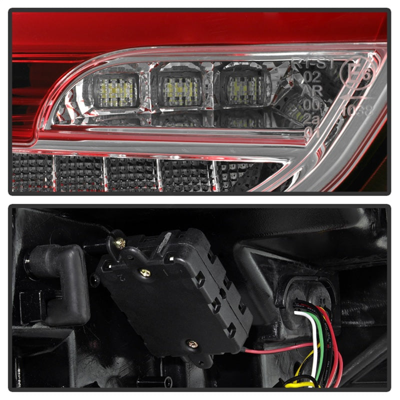 Spyder 15-17 Ford Focus Hatch LED Tail Lights w/Indicator/Reverse - Red Clr (ALT-YD-FF155D-LED-RC) Tail Lights SPYDER