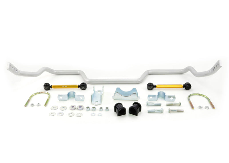 Whiteline 05+ Ford Mustang Coupe 8 cyl (Inc Shelby GT / GT500) Rear 27mm Heavy Duty Adj Swaybar Sway Bars Whiteline