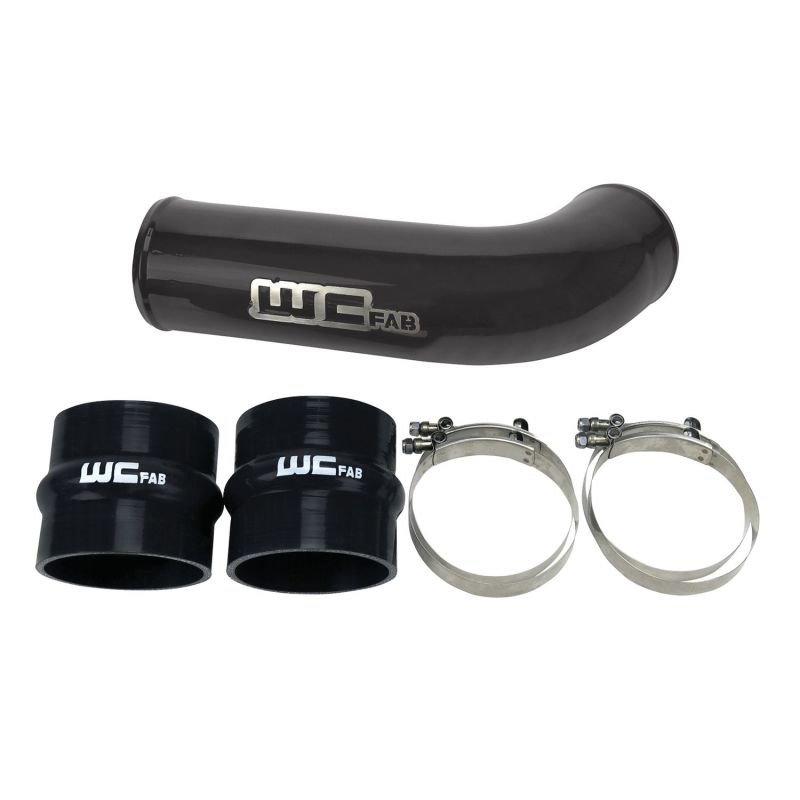 Wehrli 17-19 Chevrolet 6.6L L5P Duramax 4in Intake Pipe (Use w/OEM Air Box) - Candy Red Air Intake Components Wehrli
