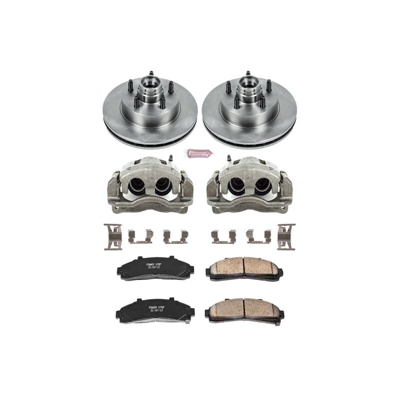 Power Stop 98-02 Ford Ranger Front Autospecialty Brake Kit w/Calipers Brake Kits - OE PowerStop