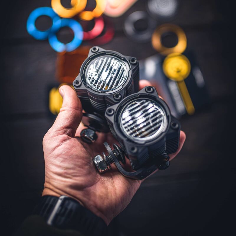 KC HiLiTES FLEX ERA 1 (Single Bezel Ring) - Black Light Accessories and Wiring KC HiLiTES