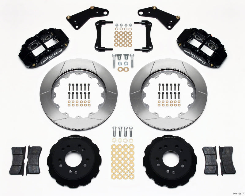 Wilwood Narrow Superlite 6R Front Hat Kit 14.00in 65-82 Corvette C2/C3 Big Brake Kits Wilwood