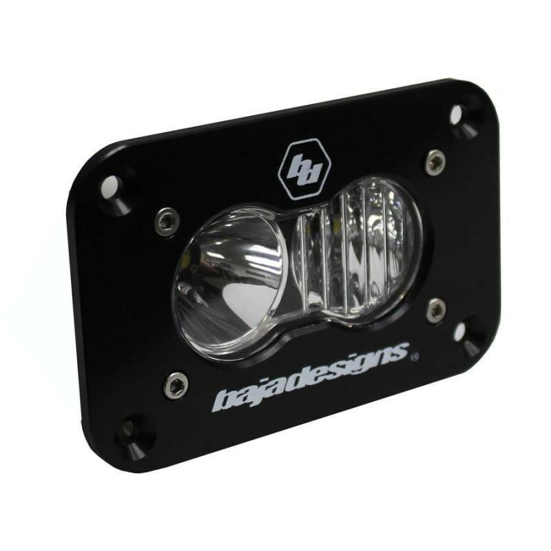 Baja Designs S2 Sport Flush Mount Driving Combo Pattern LED Work Light - Clear Light Bars & Cubes Baja Designs