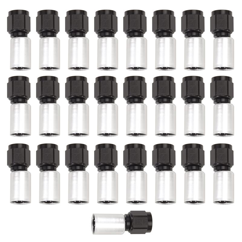 Russell Performance -10 AN Proclassic Crimp Straight End (O.D. 0.825) (Qty. 25) Fittings Russell