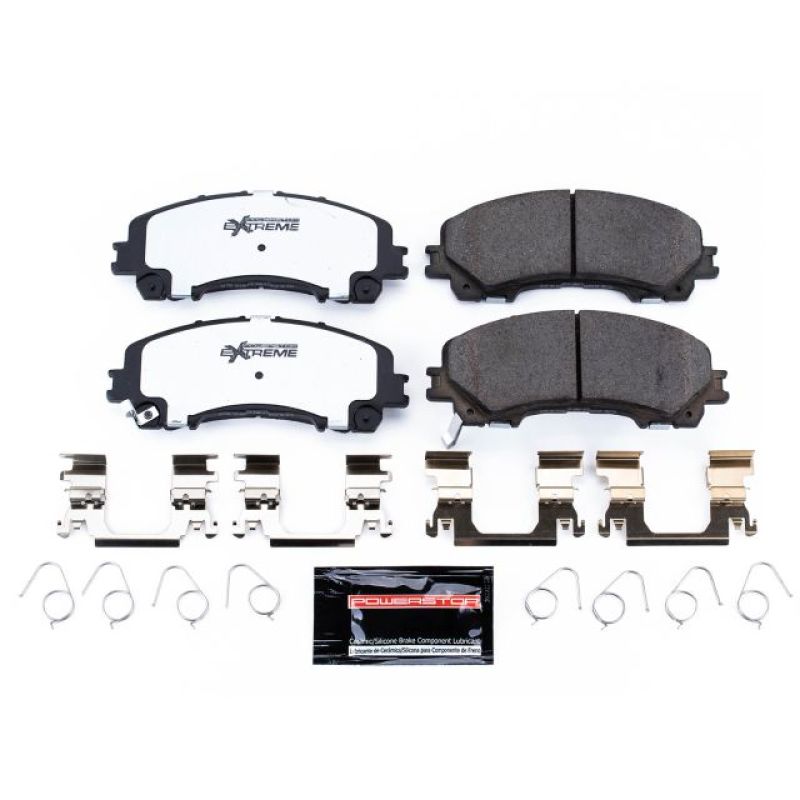 Power Stop 14-19 Infiniti Q50 Front Z26 Extreme Street Brake Pads w/Hardware Brake Pads - Performance PowerStop