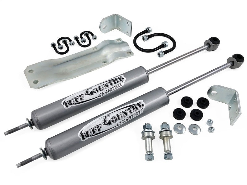 Tuff Country 94-01 Dodge Ram 1500 4wd Dual Steering Stabilzer (In-Line Style) Steering Stabilizer Tuff Country