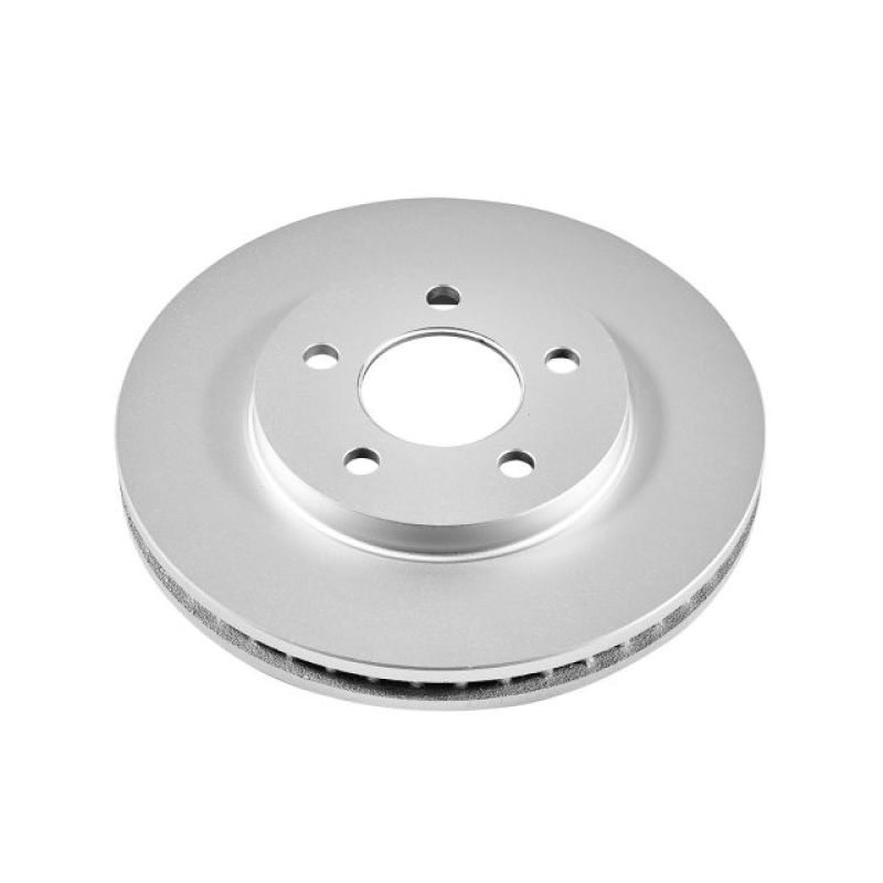 Power Stop 05-10 Ford Mustang Front Evolution Geomet Coated Rotor Brake Rotors - OE - Cryo PowerStop
