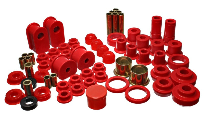 Energy Suspension 91-94 Ford Explorer 4WD Red Hyper-flex Master Bushing Set Bushing Kits Energy Suspension