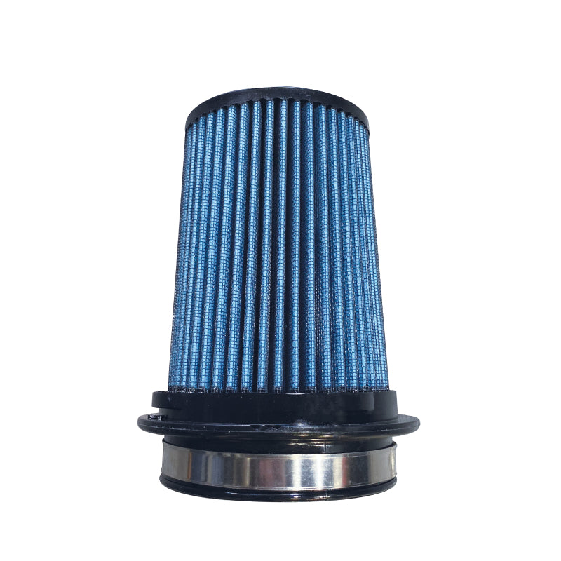 Injen SuperNano-Web Air Filter 4.0in ID/ 6.5in Twist Lock Base / 6.75in Height / 4in Top Air Filters - Drop In Injen