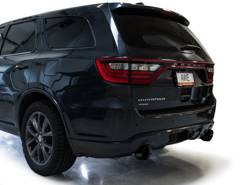 AWE Tuning 11-24 Dodge Durango 5.7L Track Edition Exhaust w/ Diamond Black Tips Catback AWE Tuning