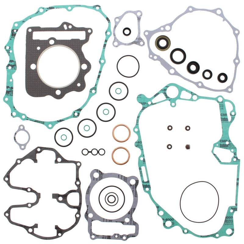 Vertex Gaskets 05-08 Honda TRX400EX Complete Gasket Kit w/ Oil Seals Engine Hardware Vertex Pistons