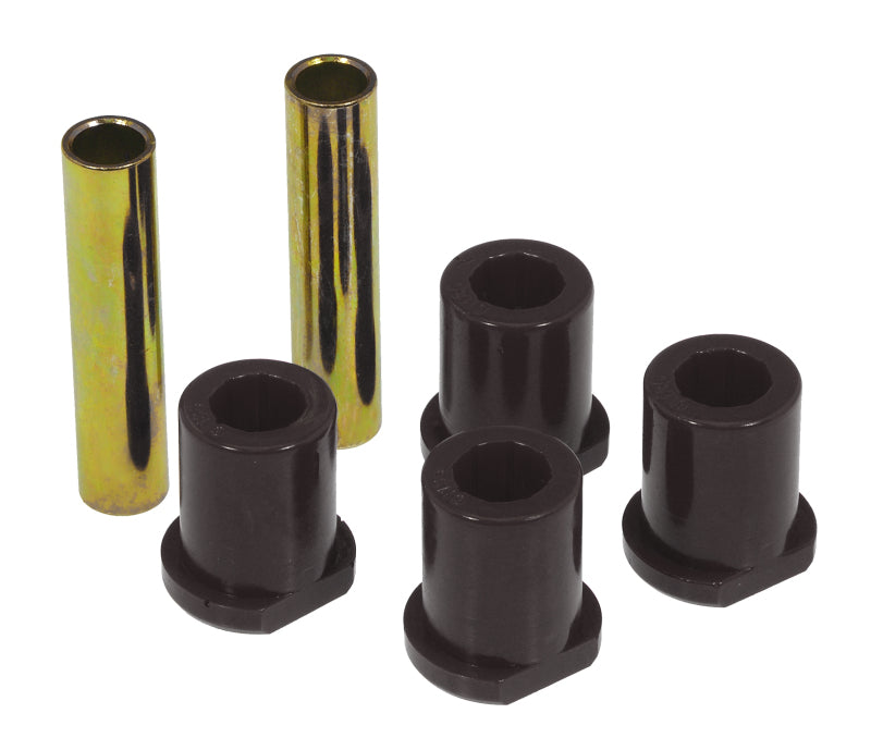 Prothane 80-98 Ford Truck 2/4wd (w/ Molded Shackles) Rear Frame Shackle Bushings - Black Bushing Kits Prothane