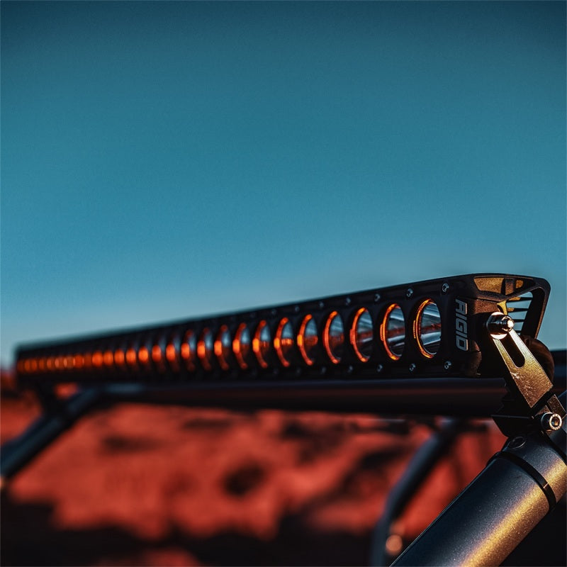 Rigid Industries Revolve 10in Bar w/Amber Trim Ring Light Bars & Cubes Rigid Industries