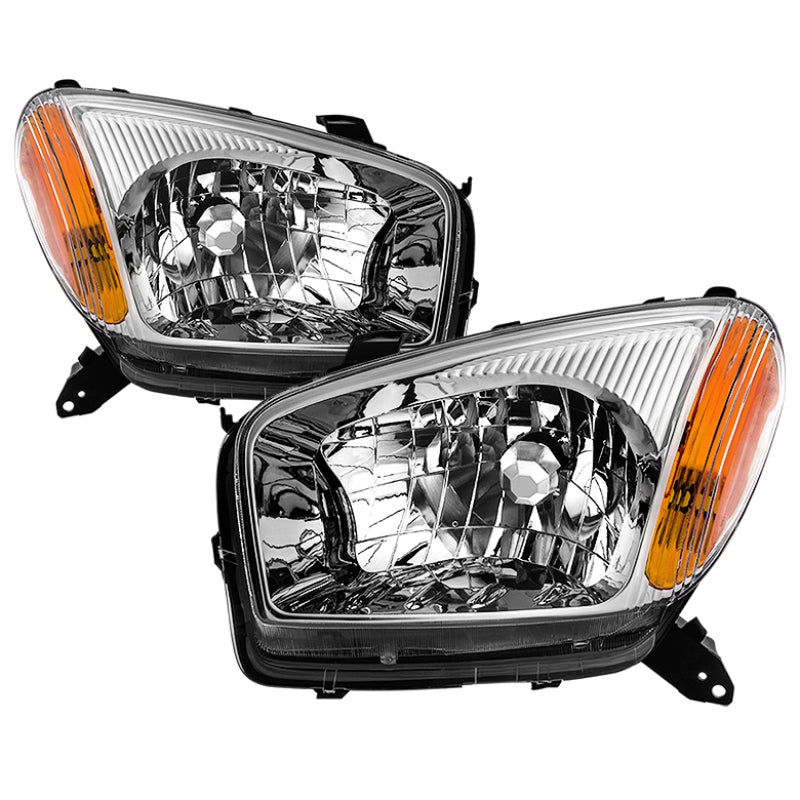 xTune Toyota RAV4 2001-2003 OEM Style Headlights - Chrome HD-JH-TRAV4-AM-C Headlights SPYDER