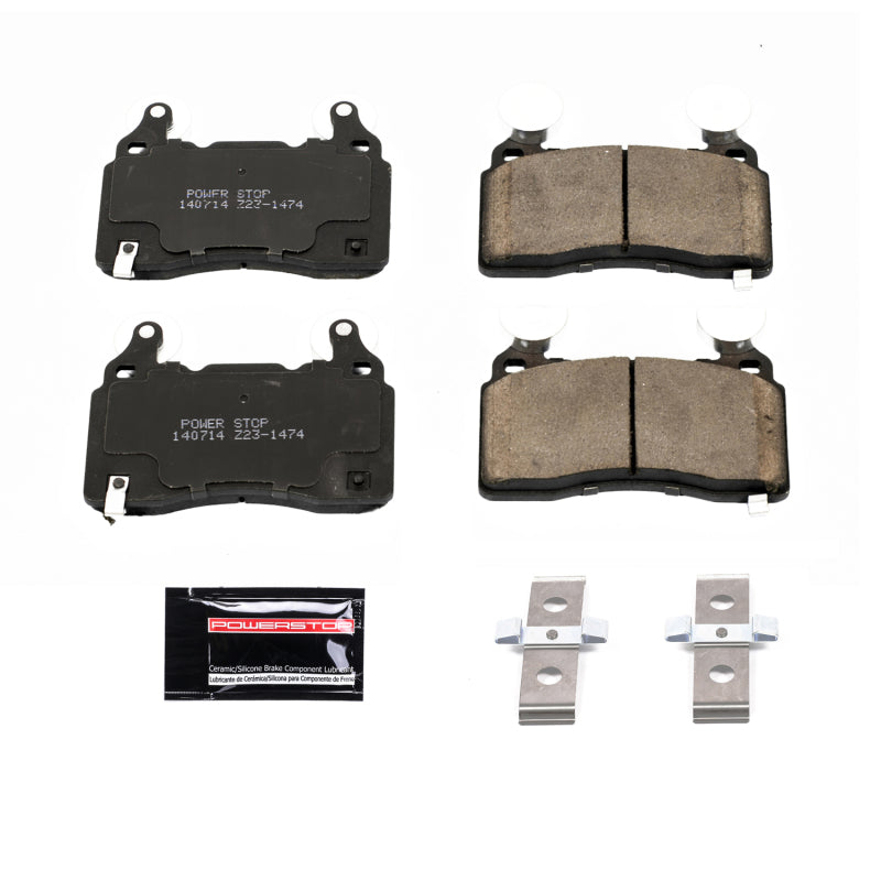 Power Stop 16-18 Cadillac CT6 Front Z23 Evolution Sport Brake Pads w/Hardware Brake Pads - Performance PowerStop