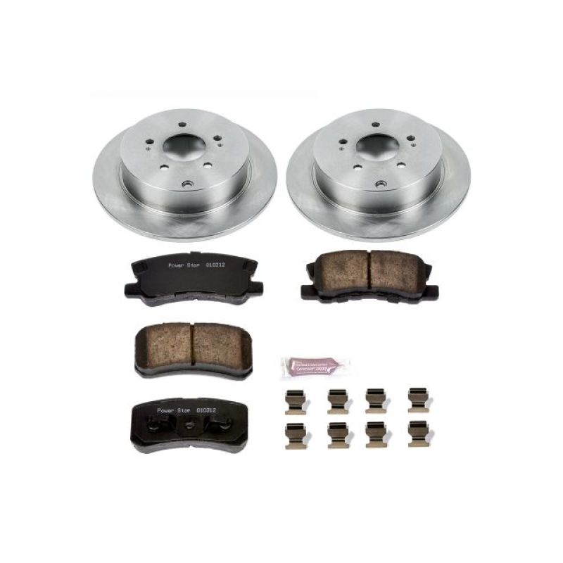 Power Stop 04-11 Mitsubishi Endeavor Rear Autospecialty Brake Kit Brake Kits - OE PowerStop