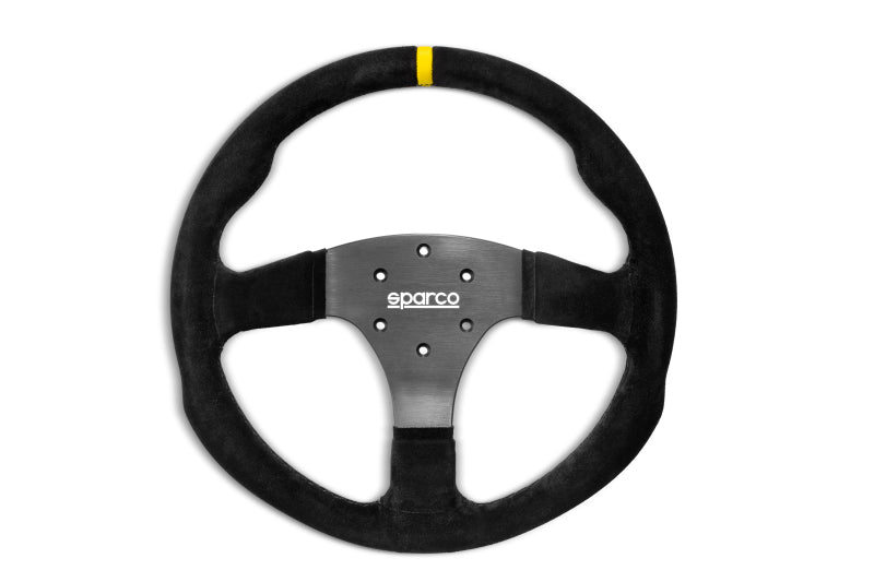 Sparco Steering Wheel R350B Suede w/ Button Steering Wheels SPARCO