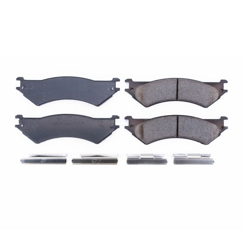 Power Stop 03-07 Ford E-250 Rear Z17 Evolution Ceramic Brake Pads w/Hardware Brake Pads - OE PowerStop