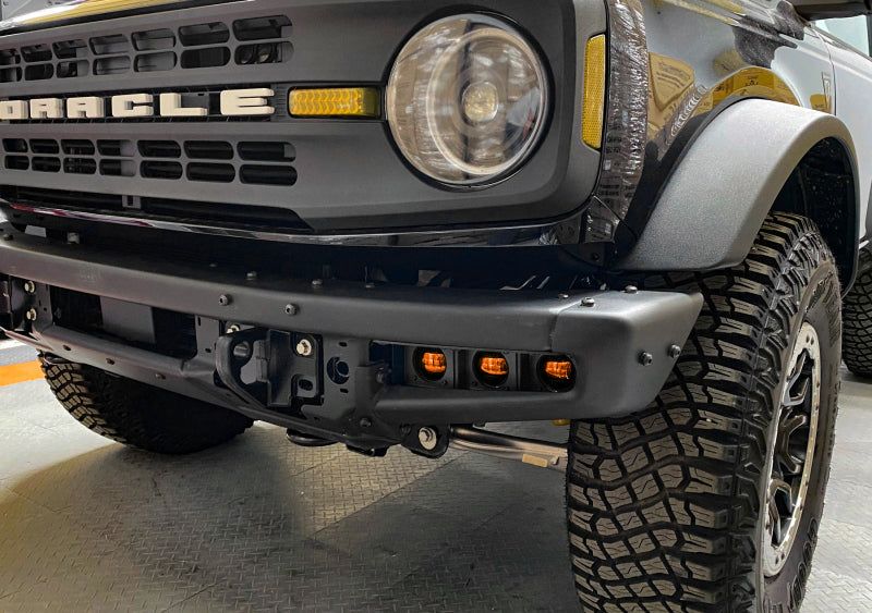 Oracle High 21-22 Ford Bronco Triple LED Fog Light kit for Steel Bumper Fog Lights ORACLE Lighting