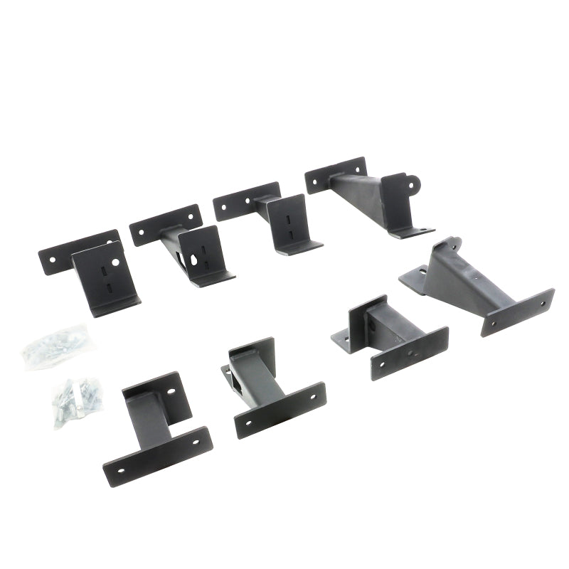 Go Rhino 2020+ Jeep Gladiator JT 4DR Crew Cab Dominator Xtreme Frame Slider Mounting Brackets Only Brackets Go Rhino