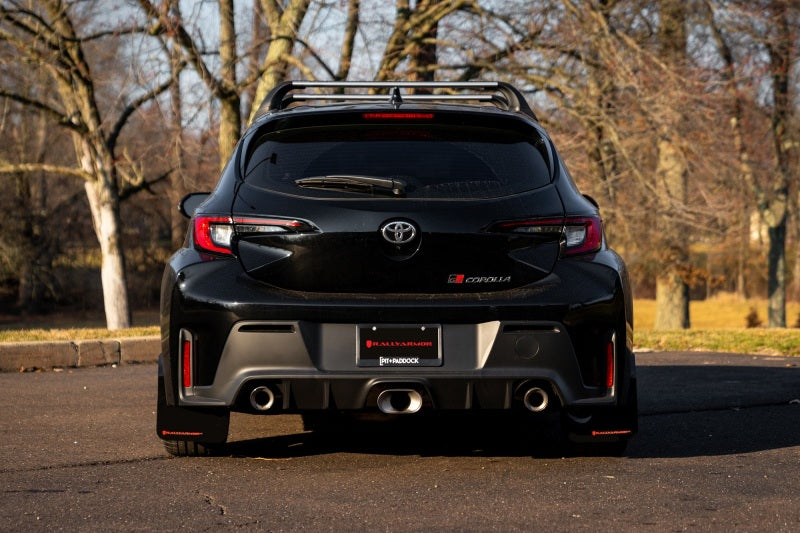 Rally Armor 23-25 Toyota GR Corolla Black UR Mud Flap w/Dark Grey Logo Mud Flaps Rally Armor