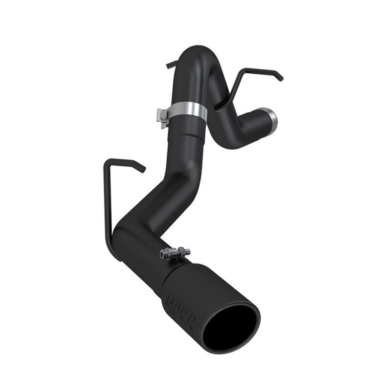 MBRP 16-19 Chevy/GMC Colorado/Canyon Duramax 3in Filter Back Single Side Black Coated Exhaust System DPF Back MBRP