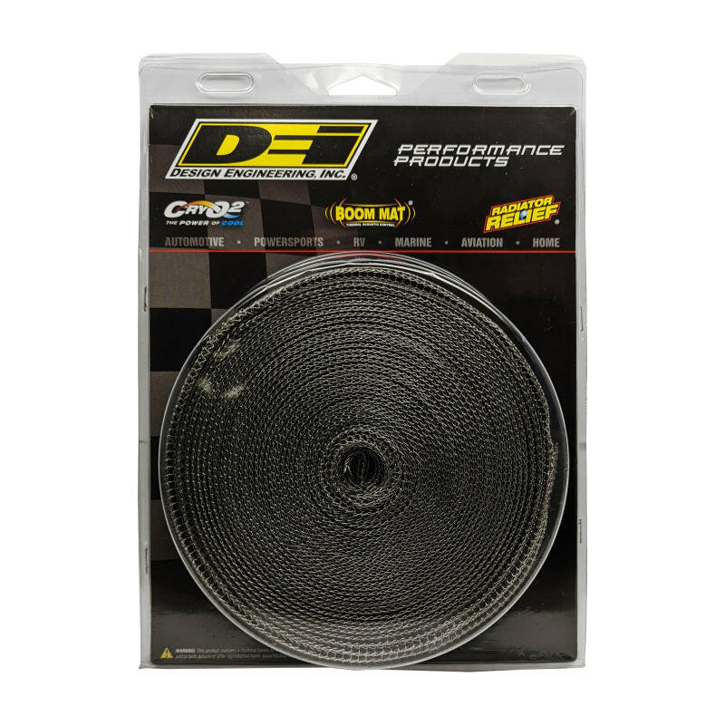 DEI Exhaust Wrap 1.5in x 30ft - EXO - Black Exhaust Wrap DEI