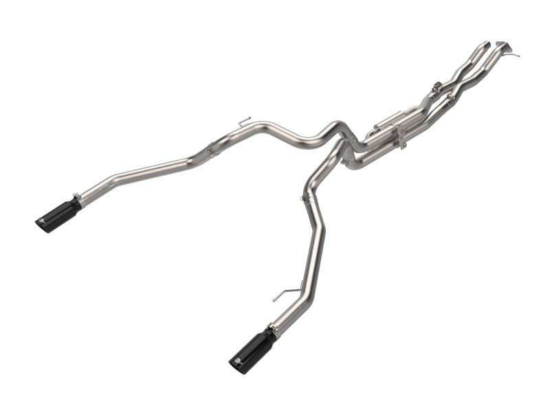 aFe Vulcan Series 3in 304SS Cat-Back Exhaust 24-25 Ford Ranger Raptor V6-3.0L (tt) w/ Black Tips Catback aFe