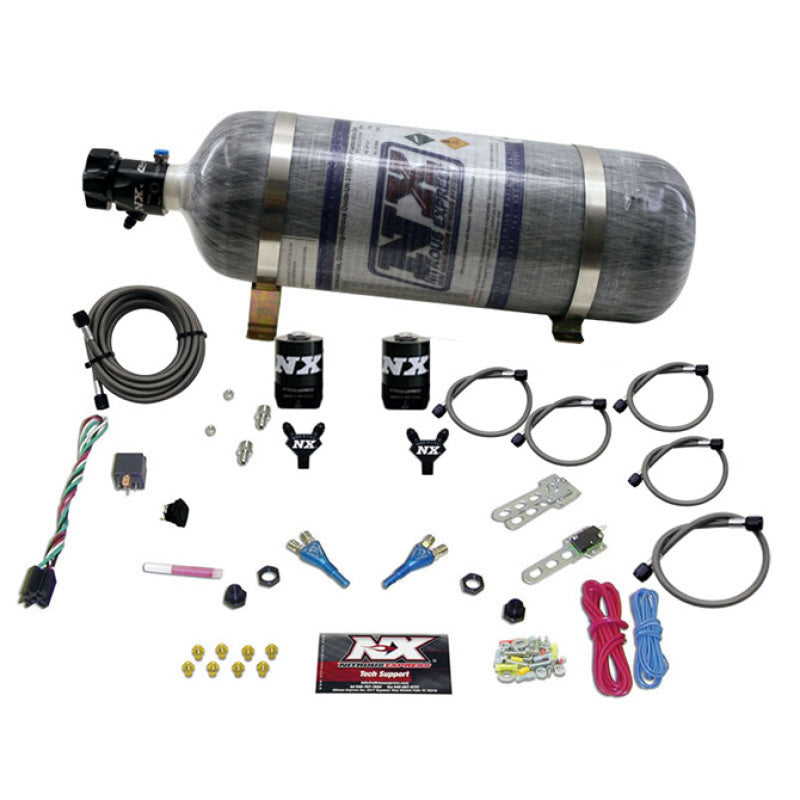 Nitrous Express Dodge EFI Full Race Dual Nozzle Nitrous Kit (100-300HP) w/Composite Bottle Nitrous Systems Nitrous Express