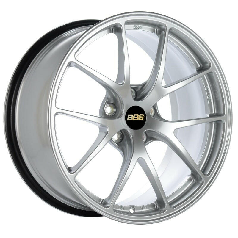 BBS RI-A 18x9.5 5x120 ET40 Diamond Silver Wheel -82mm PFS/Clip Required Wheels - Forged BBS
