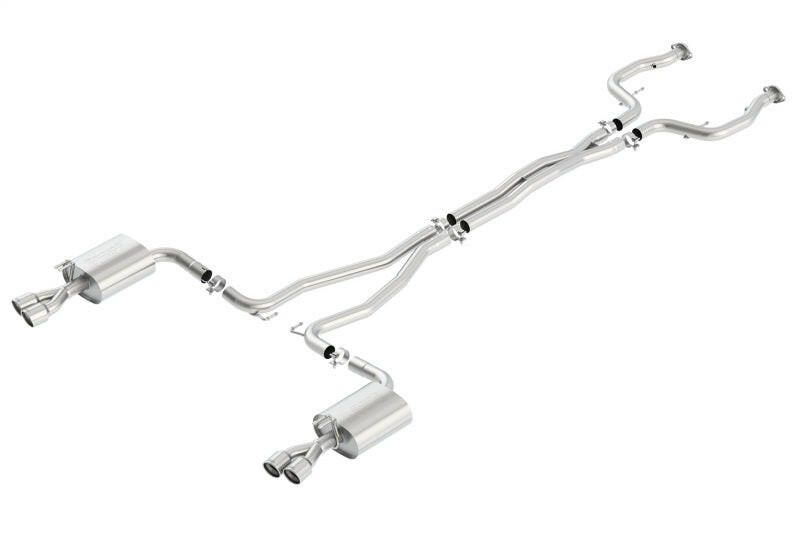 Borla 08-09 Pontiac G8/GT 6.0L 8cyl SS Catback Exhaust w/ X Pipe Catback Borla