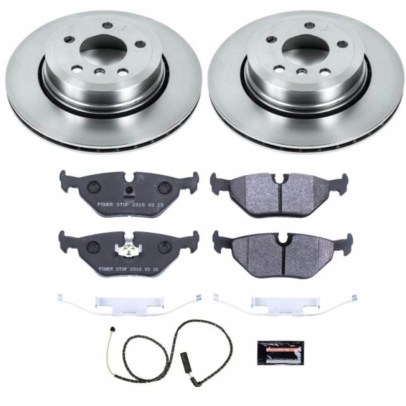 Power Stop 04-10 BMW X3 Rear Track Day Brake Kit Brake Kits - Performance Blank PowerStop