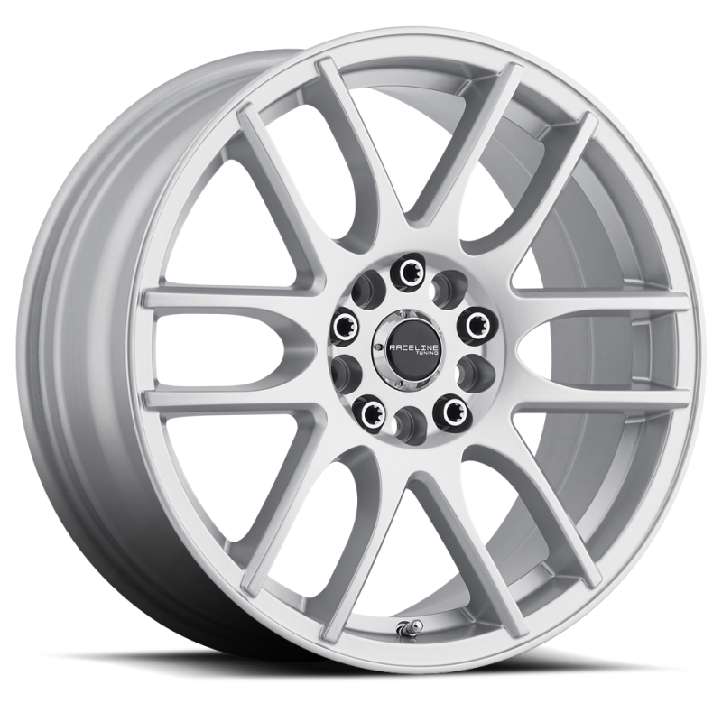 Raceline 141S Mystique 16x7in / 5x110/5x115 BP / 40mm Offset / 72.62mm Bore - Gloss Silver Wheel Wheels - Cast Raceline