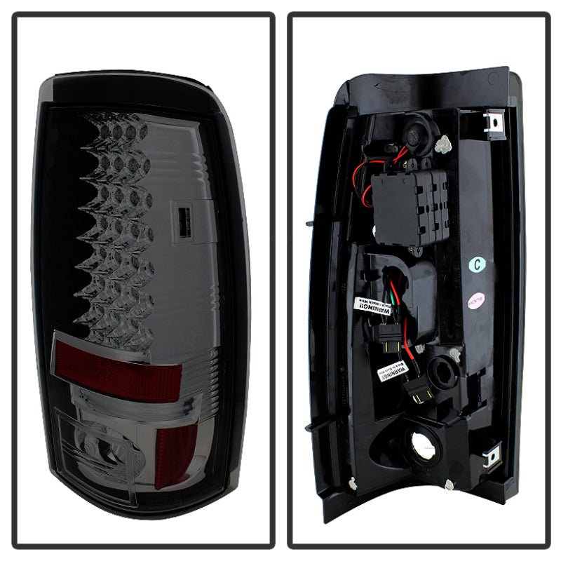 Spyder Chevy Silverado 1500 03-06 (Does Not Fit Stepside)LED Tail Lights Smke ALT-YD-CS03-LED-SM Tail Lights SPYDER