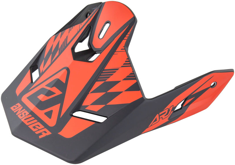 Answer AR1 Sweep Visor Black/Red Youth Helmets and Accessories Answer