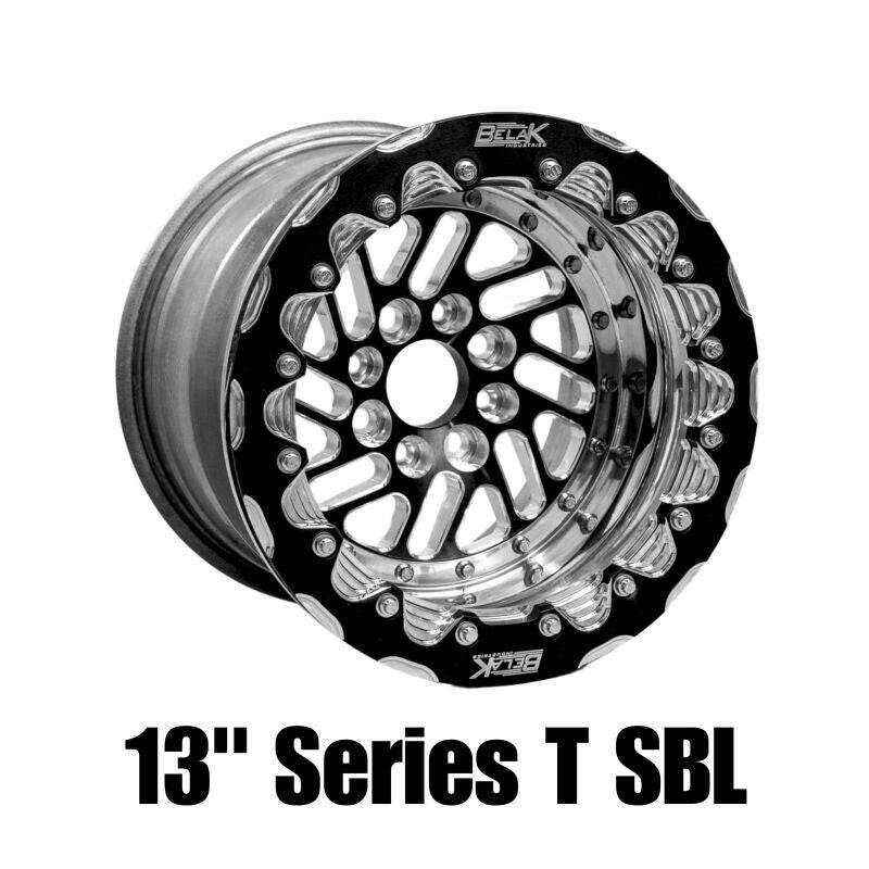 Belak 13x10 / 5in BS / 4x100 BP / High Pad / Series Twisted Wheel - Double Beadlock Wheels - Forged Belak Wheels