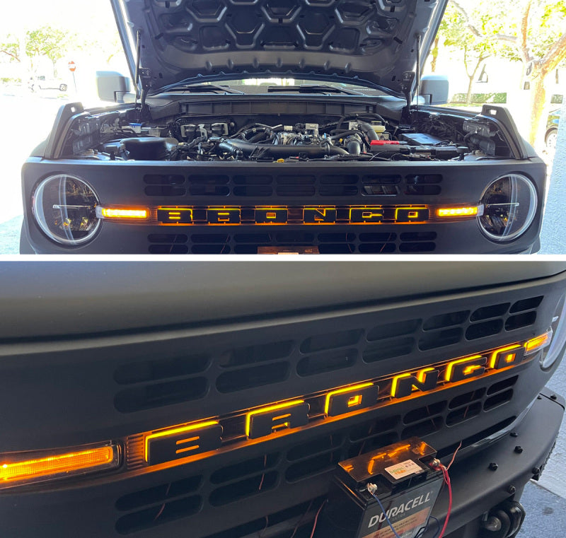 ORACLE Lighting Universal Illuminated LED Letter Badges - Matte Blk Surface Finish - C Light Accessories and Wiring ORACLE Lighting