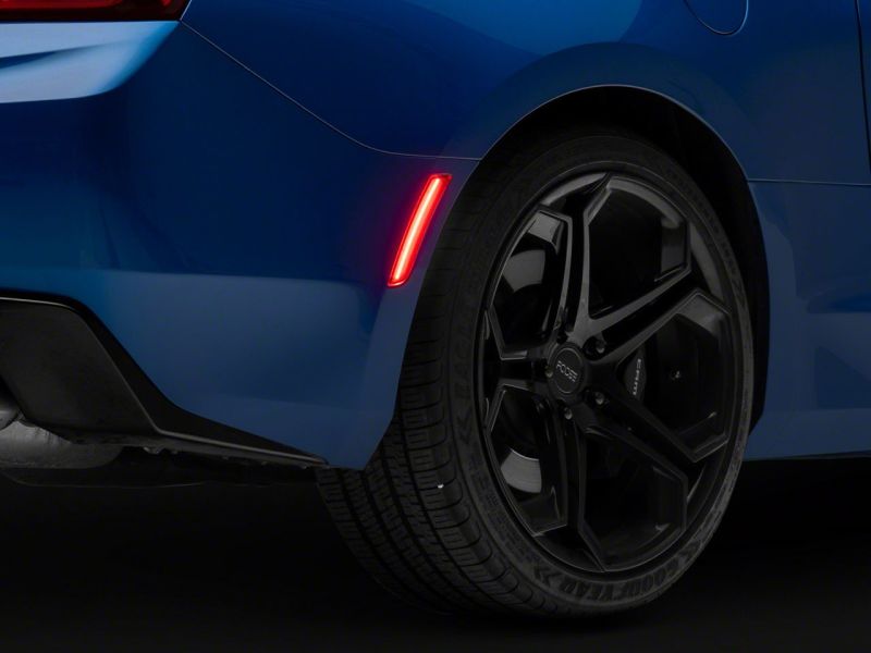 Raxiom 16-23 Chevrolet Camaro Axial Series LED Front and Rear Side Markers- Clear Sidemarkers & Indicators Raxiom