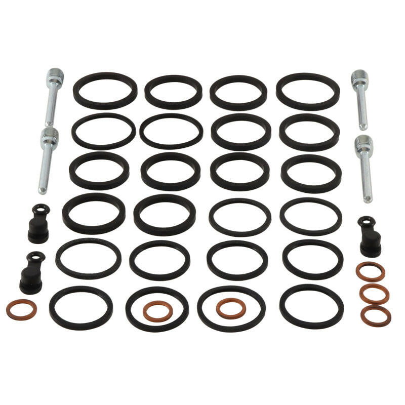 All Balls Racing 10-14 Honda VFR 1200 Caliper Rebuild Kit - Front Brake Caliper Rebuild Kits All Balls Racing